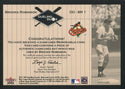Roger Maris Brooks Robinson 2001 Fleer Bat Card