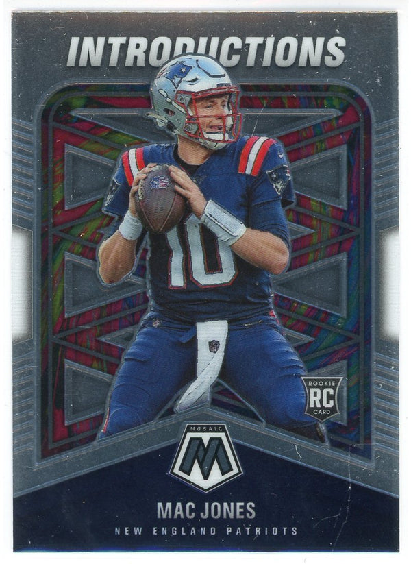 Mac Jones 2021 Panini Mosaic Introductions Rookie Card #I-5
