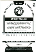 Anthony Edwards 2020 Hoops Rookie Card