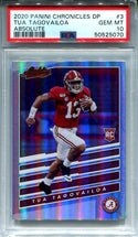 Tua Tagovailoa 2020 Panini Chronicles DP Absolute Rookie Card (PSA)