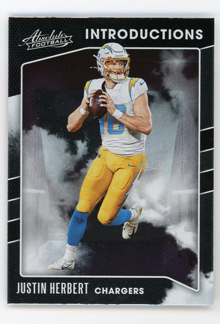 Justin Herbert 2020 Panini Absolute Football Introductions #167 RC