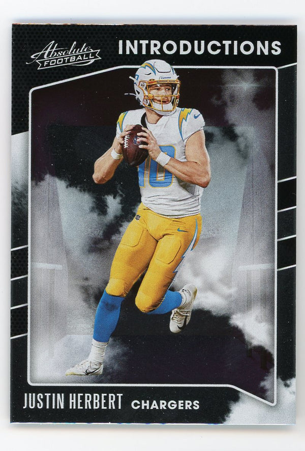 Justin Herbert 2020 Panini Absolute Football Introductions #167 RC