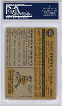 Yogi Berra Autographed 1960 Topps Card #480 (PSA)