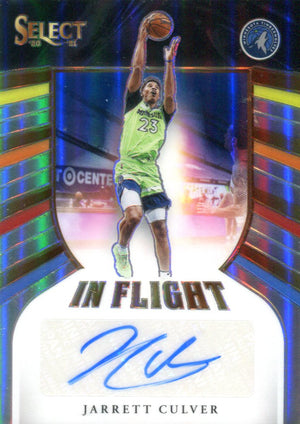 Jarrett Culver 2020 Panini Select In Flight Autographed Card 135/149 #IF-JCU