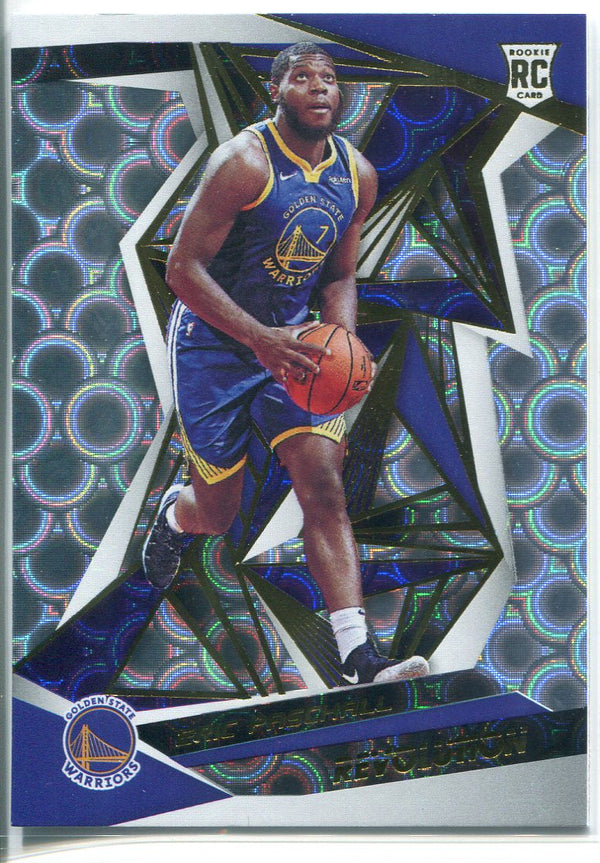Eric Paschall 2019-20 Panini Revolution Groove Refractor Rookie Card