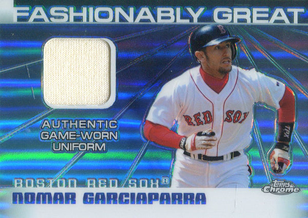 Nomar Garciaparra 2004 Topps Chrome Jersey Card