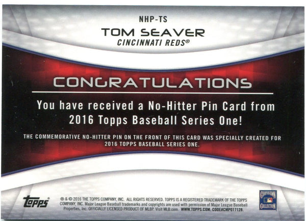 Tom Seaver Topps Commemorative Pin