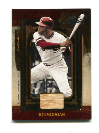 Joe Morgan 2008 Donruss Playoff Prime Cuts #48 Bat Card 80/99