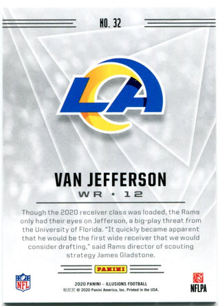 Van Jefferson Panini Illusions 2020 Rookie Card