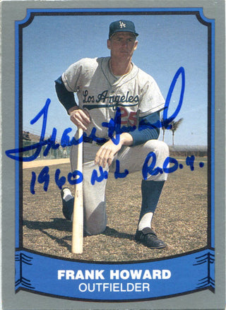 Frank Howard "1960 NL ROY" Autographed 1988 Pacific Card