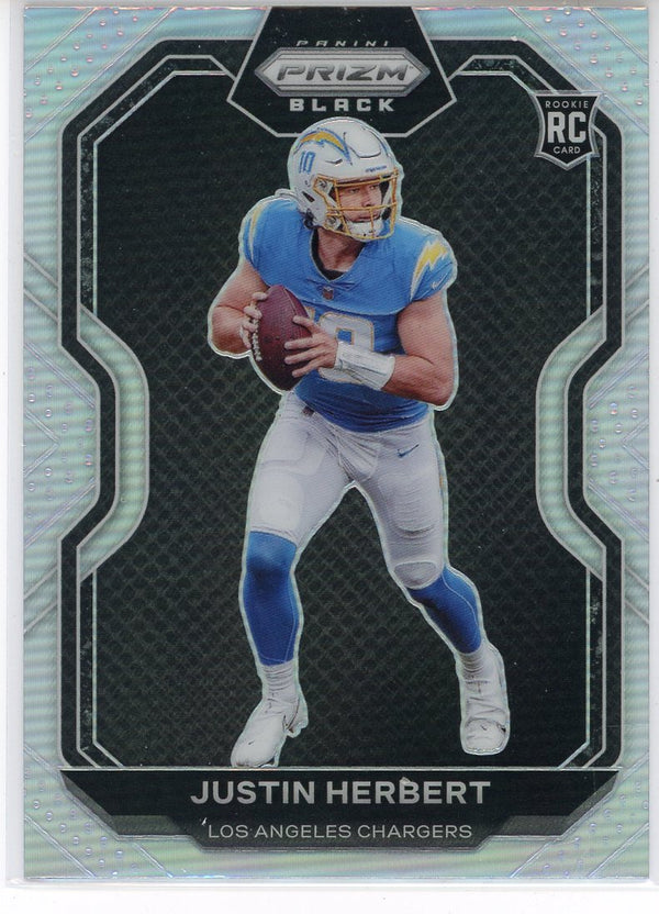 Justin Herbert Prizm on sale Black Silver RC