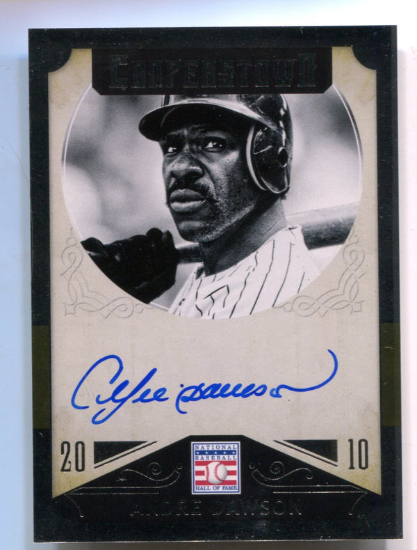 Andre Dawson 2015 Panini Cooperstown #2 Autographed Card