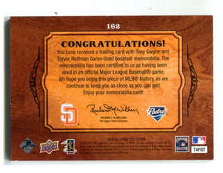 Tony Gwynn/Trevor Hoffman 2008 Upper Deck Ballpark Collection #162 Jersey Card
