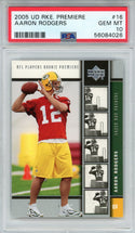 Aaron Rodgers 2005 Upper Deck Premiere Rookie Card #16 (PSA)