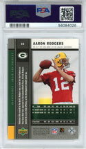 Aaron Rodgers 2005 Upper Deck Premiere Rookie Card #16 (PSA)