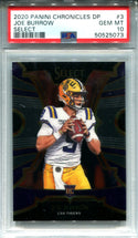 Joe Burrow 2020 Panini Chronicles DP Select Rookie Card (PSA)