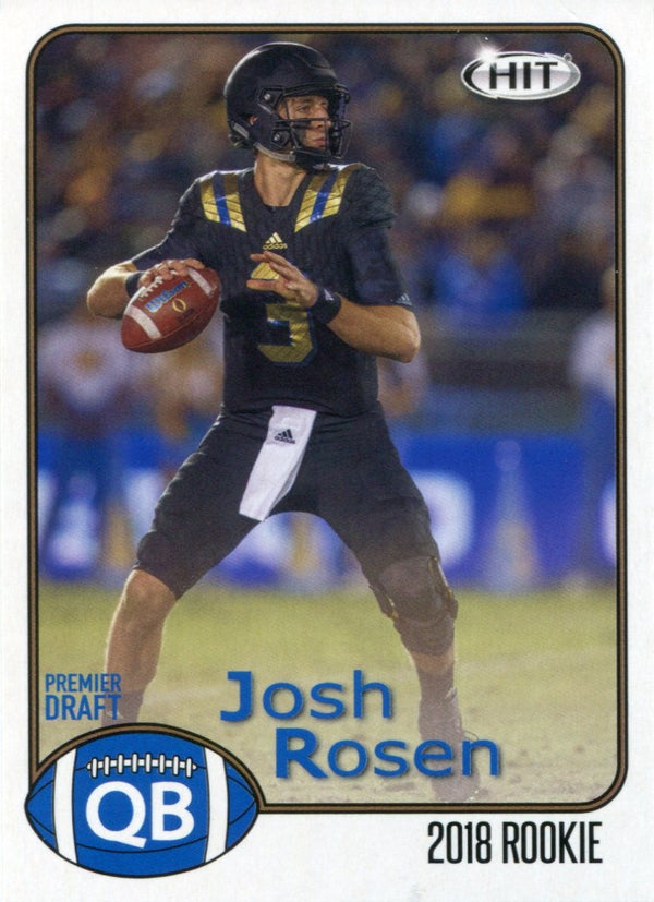 Josh Rosen 2018 Sage HIT Premier Draft Rookie Card