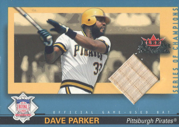 Dave Parker 2002 Fleer Bat Card