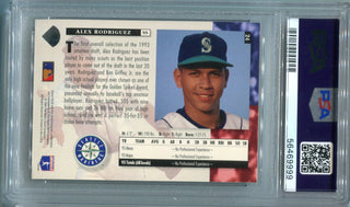 Shop Alex Rodriguez Seattle Mariners Autographed 1994 Upper Deck Rookie  Card #24 Auto Grade Gem Mint 10