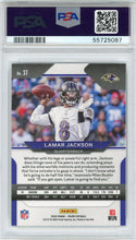 Lamar Jackson 2020 Panini Prizm Card #37 (PSA)