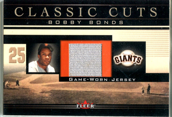 Bobby Bonds 2002 Fleer Game-Worn Jersey Card