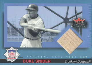 Duke Snider 2002 Fleer Bat Card