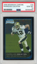 Marques Colston 2006 Bowman Chrome Rookie Card #29 (PSA)