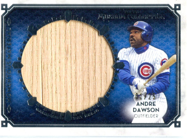 Andre Dawson 2014 Topps Museum Collection Jumbo Lumber Relic Unsigned Card #1/25