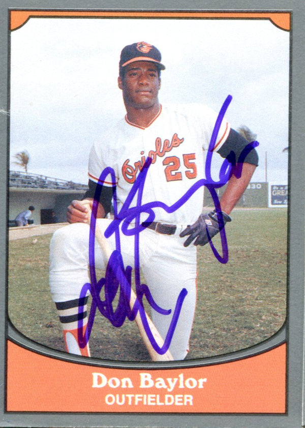 Don Baylor Autographed 1990 Pacific Card