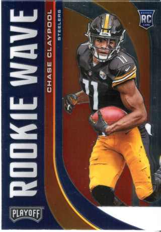 Chase Claypool 2020 Playoff Rookie Wave Card