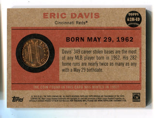 Eric Davis 2011 Topps Heritage #62M-ED Card
