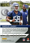 Harold Landry 2018 Prizm Autographed Card