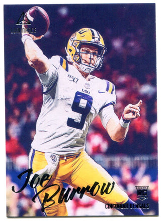 Joe Burrow 2020 Panini Luminance Rookie Card