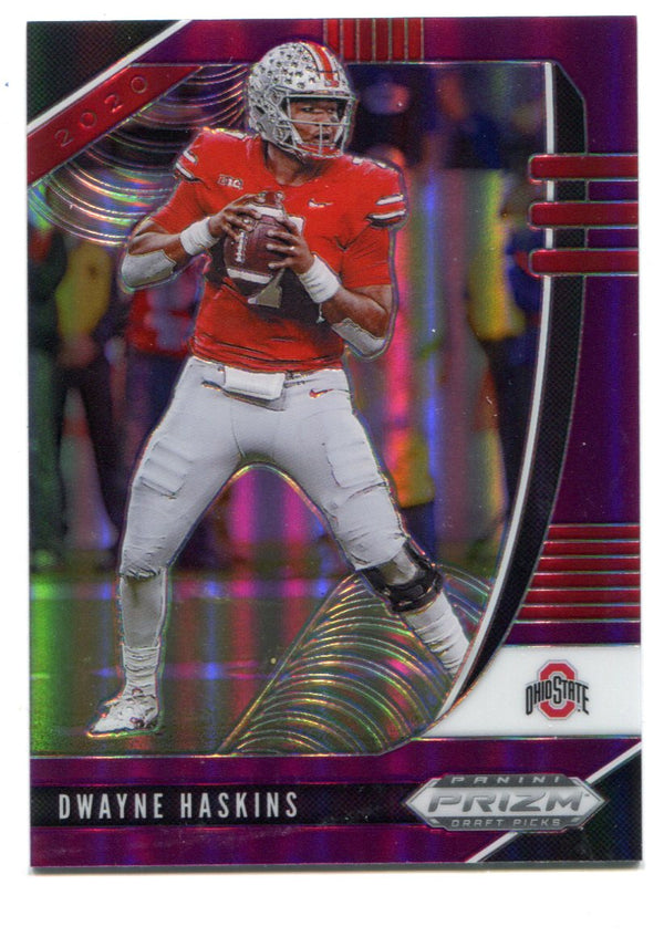 Dwayne Haskins 2020 Panini Prizm Draft Picks Purple Prizm Card