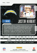 Justin Herbert 2020 Playbook Rookie Card