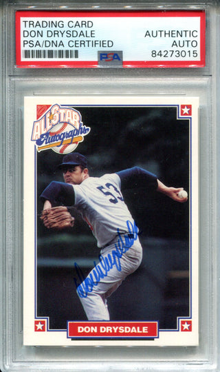Don Dyrsdale Autographed 1993 Nabisco All-Star Card (PSA)