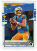 Justin Herbert 2020 Panini Donruss Optic Rated Rookie Card #153
