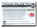 Dave Concepcion / Tony Perez/ Joe Morgan 2003 Topps Team Tribute Card #TTR-CPM 128/275