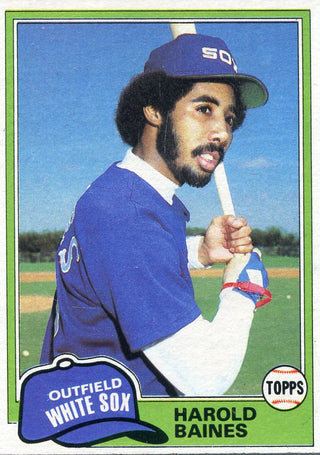 Harold Baines 1981 Topps Rookie Card