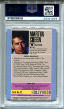 Martin Sheen 1991 Starline #32 (PSA Authentic) Card