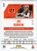 Joe Burrow 2021 Panini Phoenix Parallel Rookie Card #20