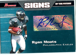 Ryan Moats 2005 Bowman Autographed Card