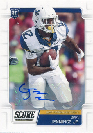 Gary Jennings Jr. Autographed 2019 Score Rookie Card