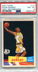 Kevin Durant 2007-08 Topps 1957-58 Variation #112 PSA NM-MT 8 RC