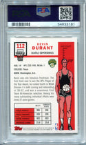 Kevin Durant 2007-08 Topps 1957-58 Variation #112 PSA MT 9 RC