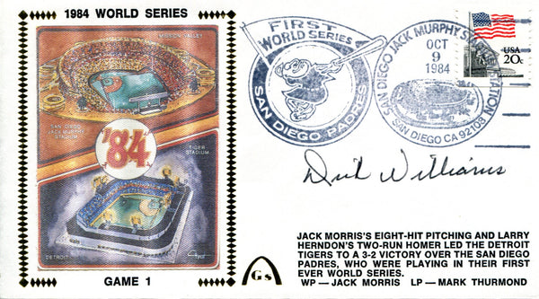 Dick Williams Autographed Oct 9 1984 First Day Cover