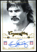 Dennis Eckersley 2012 Panini Cooperstown Signatures Autographed Card #301/650