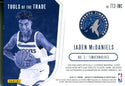 Jaden McDaniels 2020 Panini Absolute Autographed Tools Of The Trade Rookie Card 111/199 #TT3-JMC