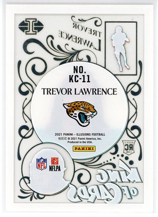 Trevor Lawrence 2021 Panini Illusions King of Cards Rookie Card #KC-11