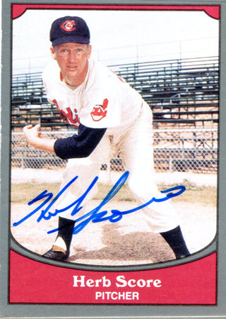 Herb Score Autographed 1990 Pacific Card